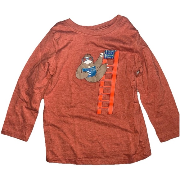 Lot Of 4 Toddler Boy Lot Sleeve Tops Button Down Sweatshirt Size 3T - Picture 5 of 6